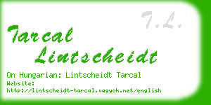 tarcal lintscheidt business card